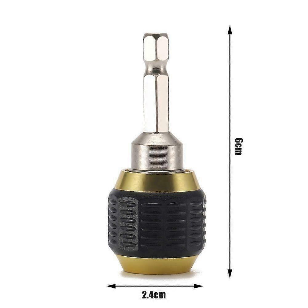 2pcs 60 Mm 1/4 Inch Pop-up Quick Release Self-locking Post Power Tool Extension Rod Pop-up Replace The Adapter