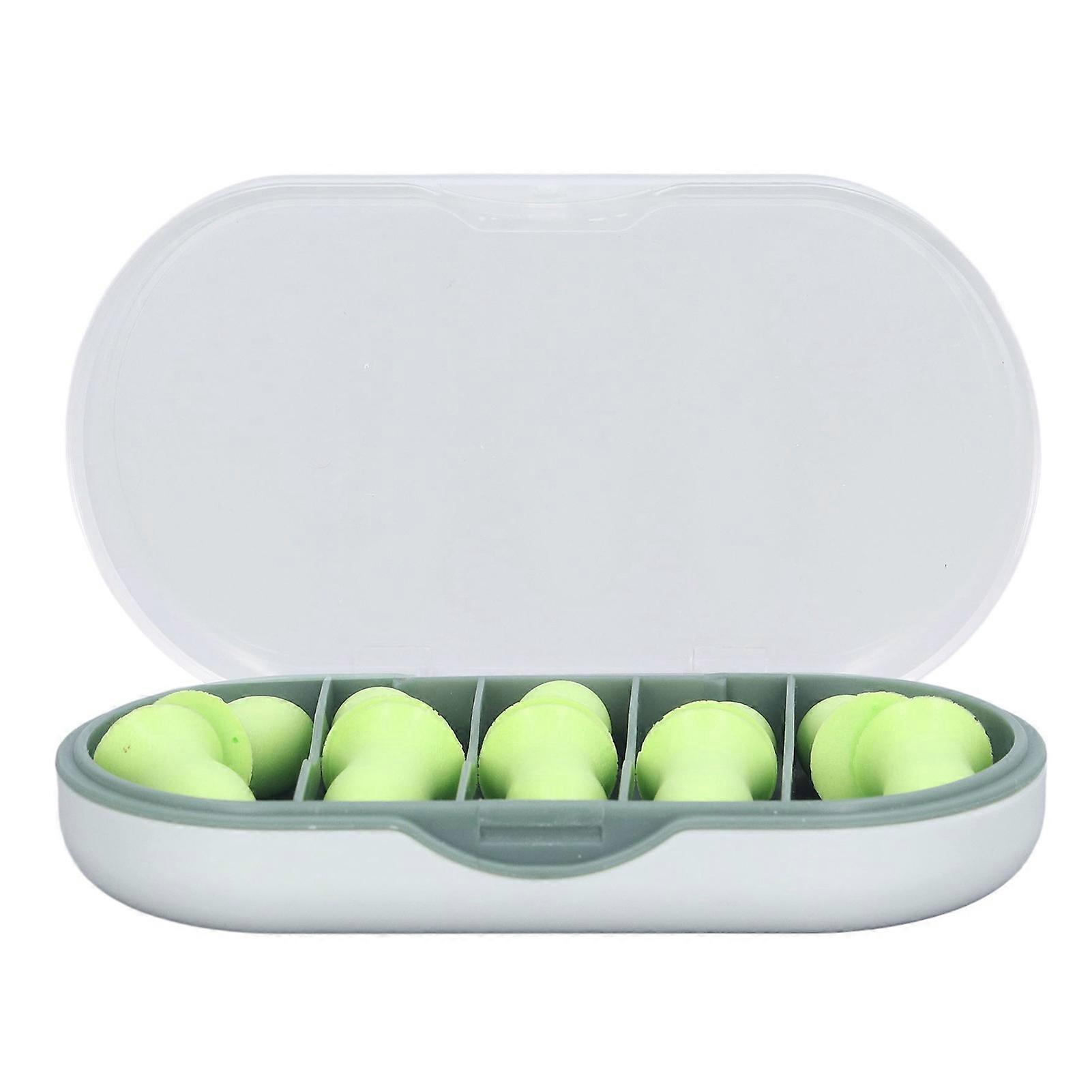 10Pcs Soft Sponge Sleeping Ear Plugs Comfortable Safe High Elasticity Excellent Sound Insulation