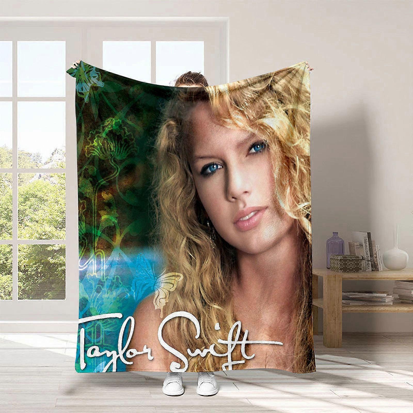 Novinka Taylor Swift TaylorSwift deka Taylor Swift obklopujúca hrubá flanelová deka na zdriemnutie MT35