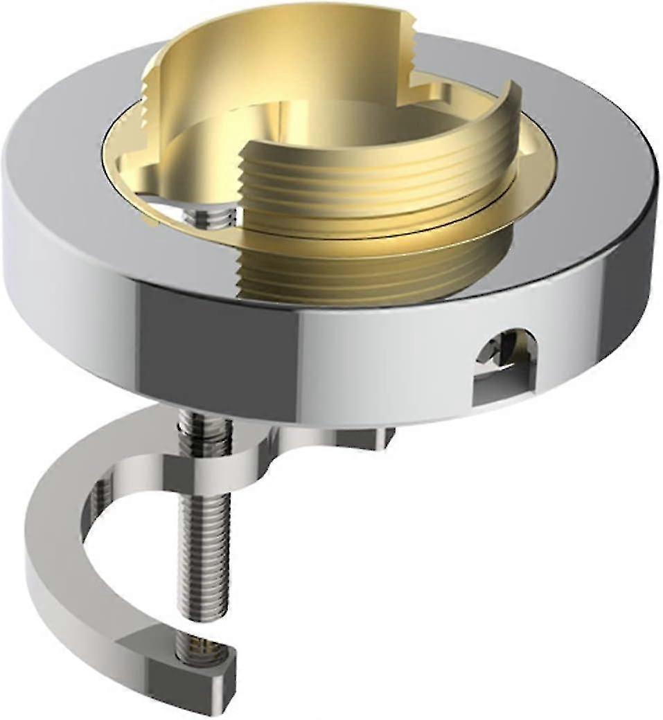 Bathroom Hardware Copper Kitchen Sink Cold Hot Faucet Accessories Base Fixed Foot Screw Nut Water Tap Pipe Connector
