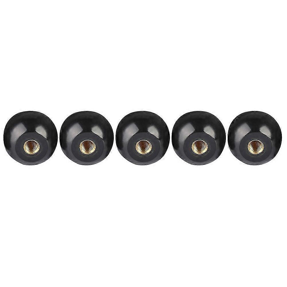 M12*40 Machine Tool Replacement Black Bakelite Ball Lever Knob (5Pcs)