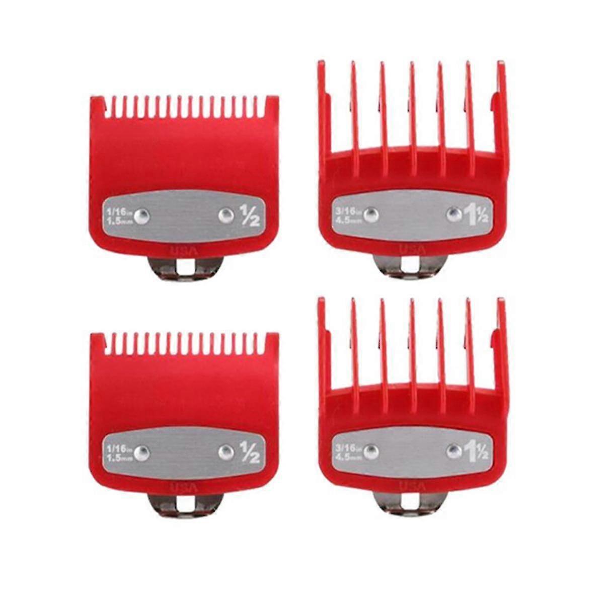 2 Set For Hair Clipper Guide Comb Set Standard Guards Attached Trimmer Style Parts XYT