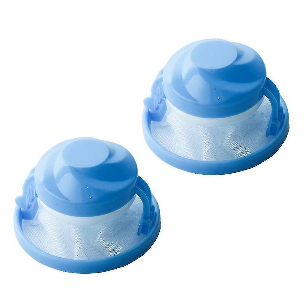 2Pcs Floating Hair Filtering Mesh Removal Washing Machine Mesh Filter Mesh Bag