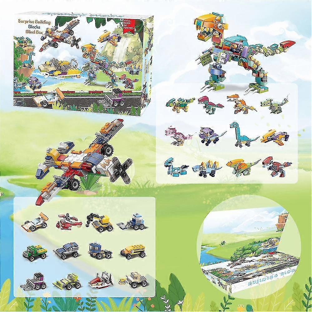 2022 24 Tage Weihnachten Advent Countdown Kalender Dinosaurier Auto Überraschung Blind Box Spielzeug