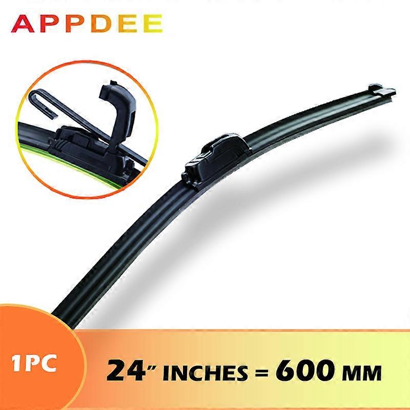 LHD & RHD Universal Car U-type Frameless Bracketless Auto Windscreen Wiper Blades Rubber Wipers