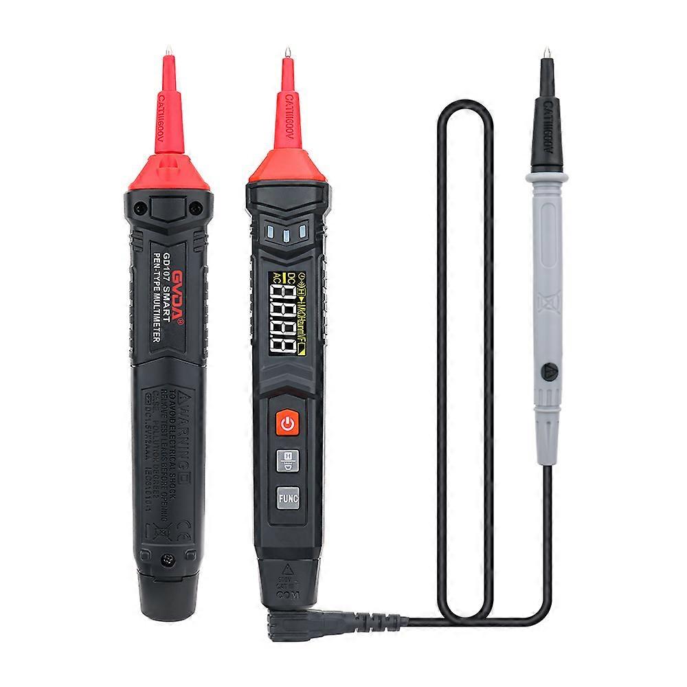 GVDA Pen Type Digital Multimeter 4000 Counts AC DC Voltage Resistance Capacitance Frequency Continue Tester Smart Multimetro