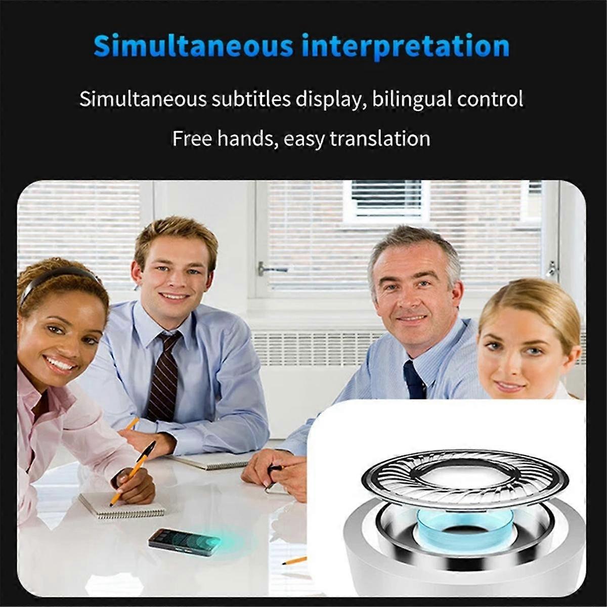 S85 Pro Portable Audio Translator 138 Language Recording 19 Offline Real Time ChatGPT AI Voice Photo Group Translation