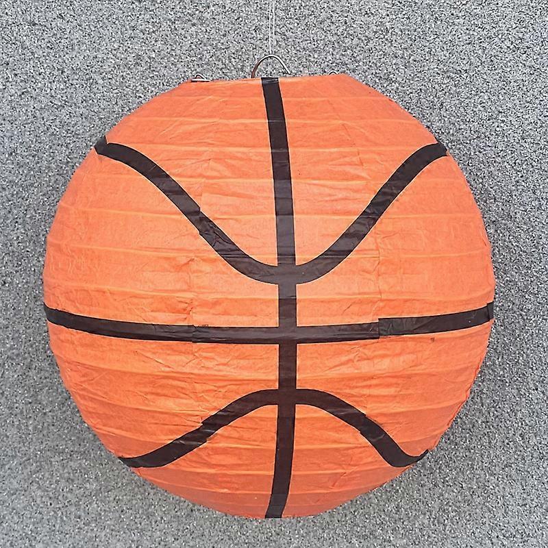 3pc Football Paper LanternChinese Hanging LanternsSports Party Paper LanternPaper Lantern for Soccer Party Decorations20cm
