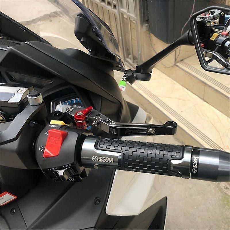 Suitable For Sym Sanyang Tini110 Small Steel Gun Jp150 Fighter150 Modified Cnc Handle Rubber Sleeve