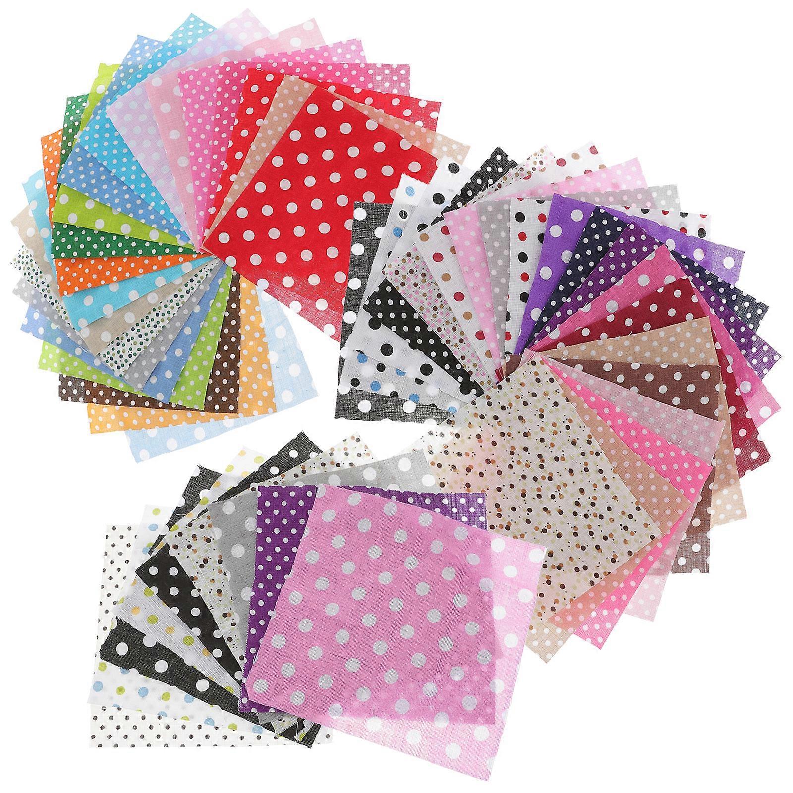 50 stuks 10x10cm bloem patroon doek creatieve DIY doek mode effen stof handgemaakte doek decor