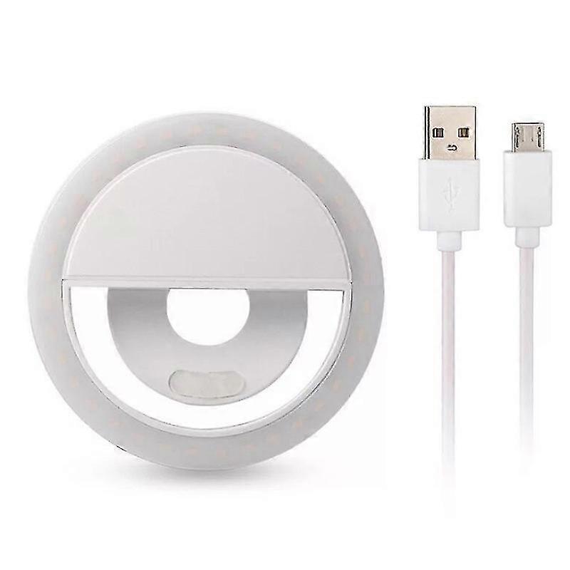 USB充電LED電話レンズセルフィーライトリング