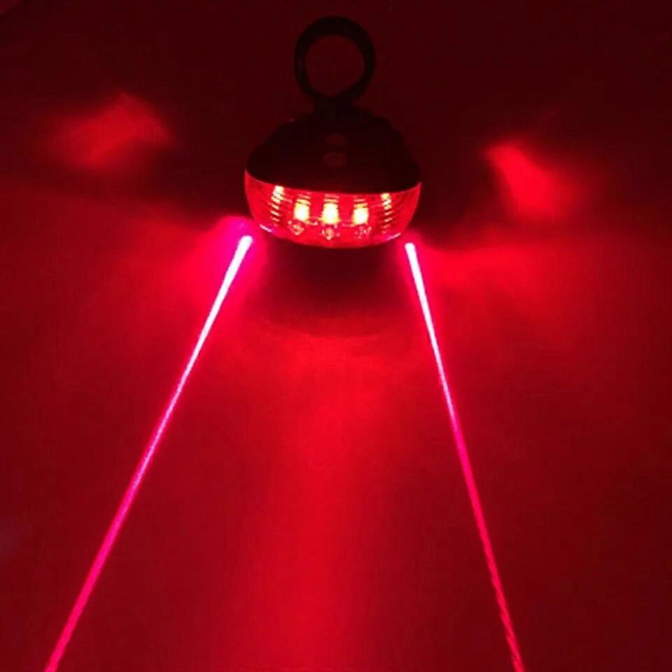 High Quality bicycle laser lights LED Flashing Lamp Tail Light Rear Cycling Bicycle Bike Safety Warning Led light modes