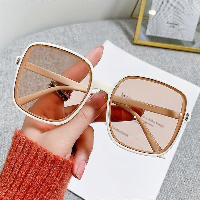 Rice Nail Square aurinkolasit Gradient Color 2023 Uudet aurinkolasit naisille Trend anti-UV retro aurinkolasit