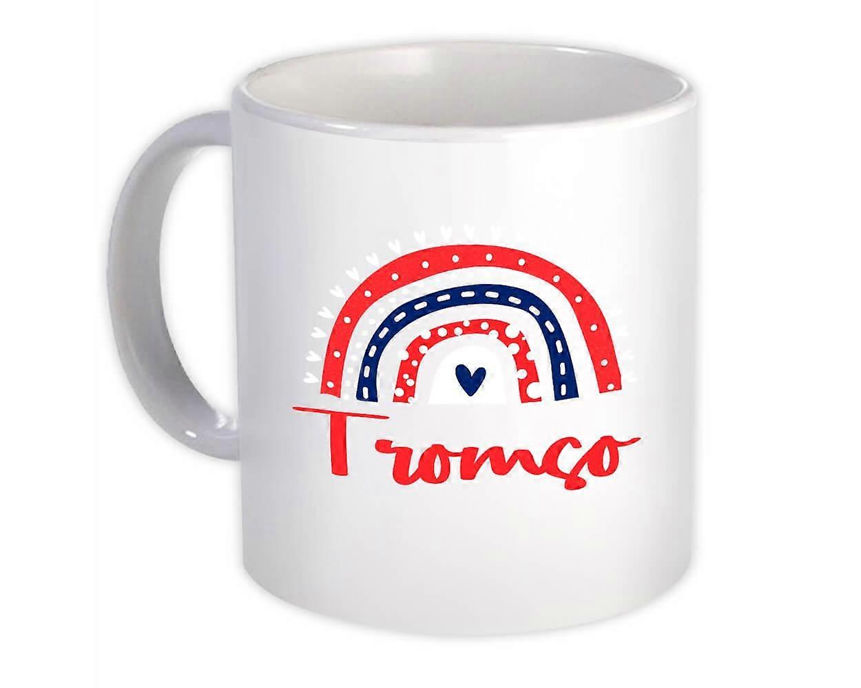 Gift Mug: Tromso Norway Rainbow