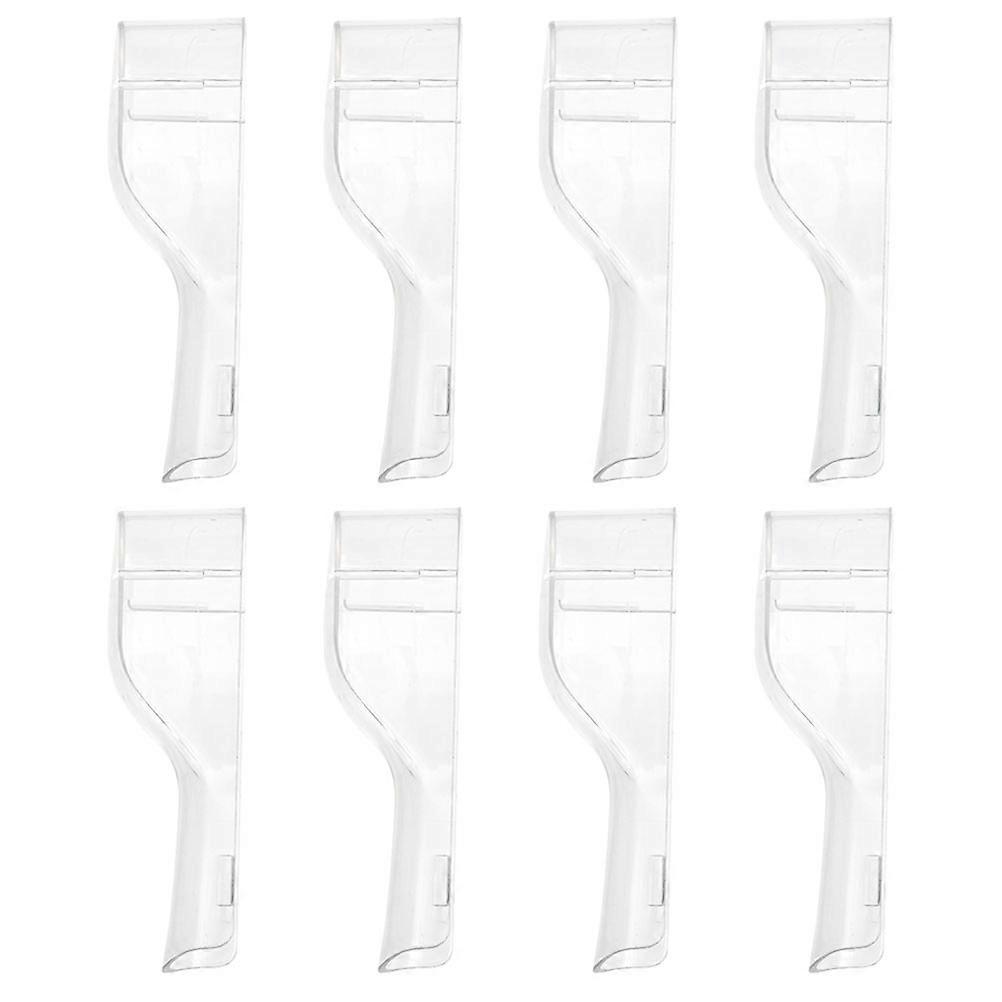 8Pcs Plastic Toothbrush Head Covers Toothbrush Protective Cap Toothbrush Head Covers