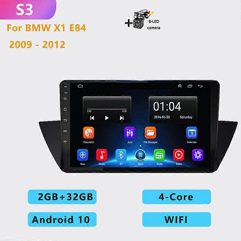 2din auto Android player 4G+64G Car radio multimedia Carplay GPS navigation DSP RDS for BMW X1 E84 2009 2010 2011 2012