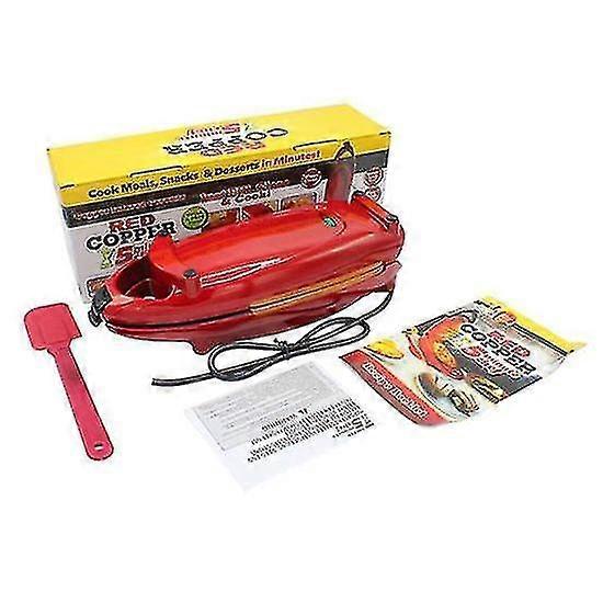 5 minuti Chef Rosso Rame Antiaderente Elettrico Cucina Casseruola Senza Fumo