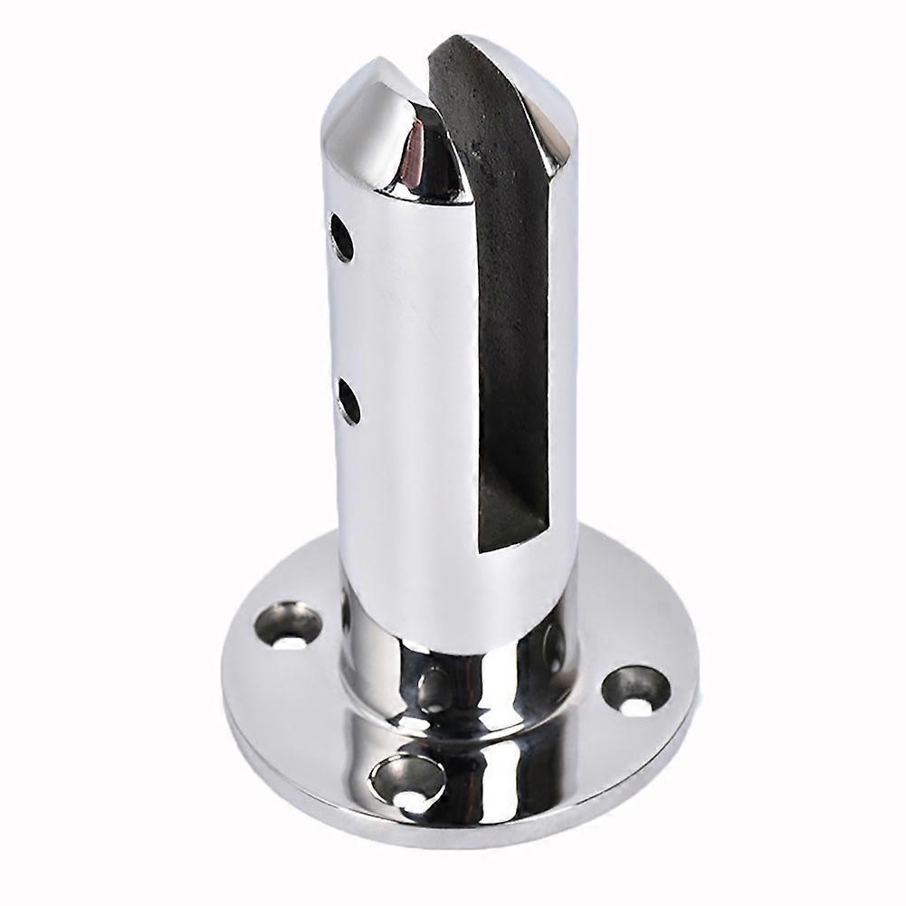 304 Nerezová skleněná svorka Pool Fence Round Support Bracket Floor Post JIKAIX