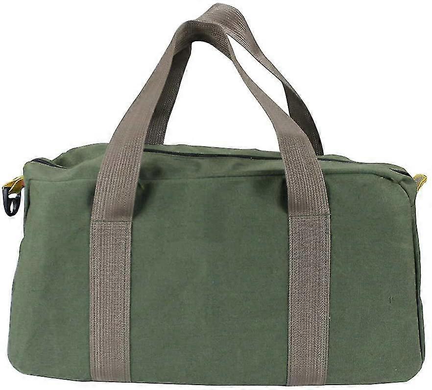 Multi-function Canvas Tool Tote Bag, Waterproof And Sturdy, For Men And Women