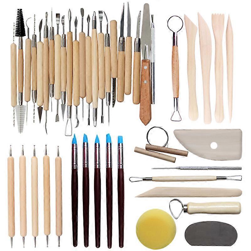 30-Piece Set Multipurpose High Quality Ceramic Tools, Multifunctional Carving Knife Scraper Nail Art Drilling Pen