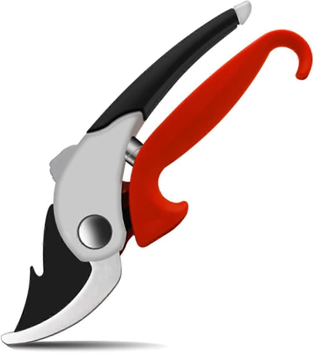 Garden Pruning Shears, 46mm Professional Garden Open and Close Three Speed Scissors with Sponge