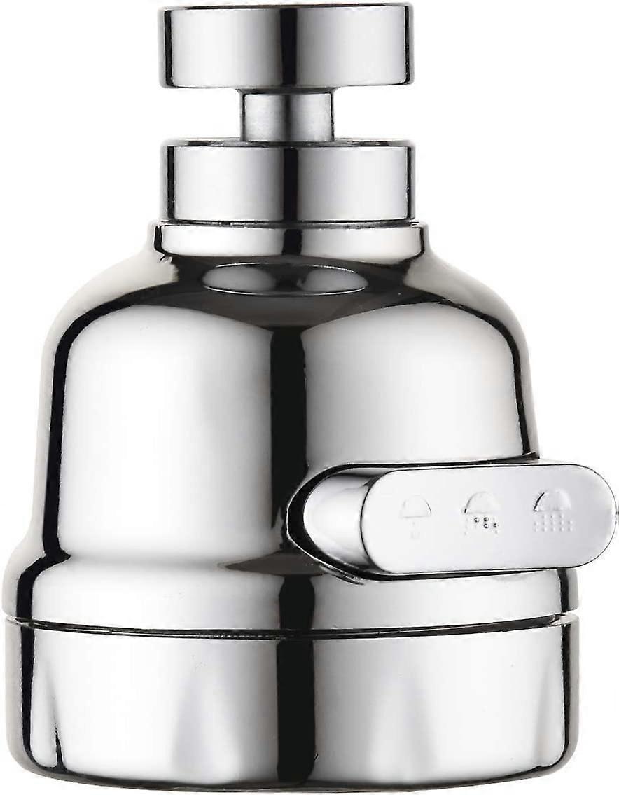 360 قابلة للدوران المطبخ صنبور الضغط العالي قوة رذاذ مطبخ قابل للتحرك الحنفية رئيس 3 وسائط