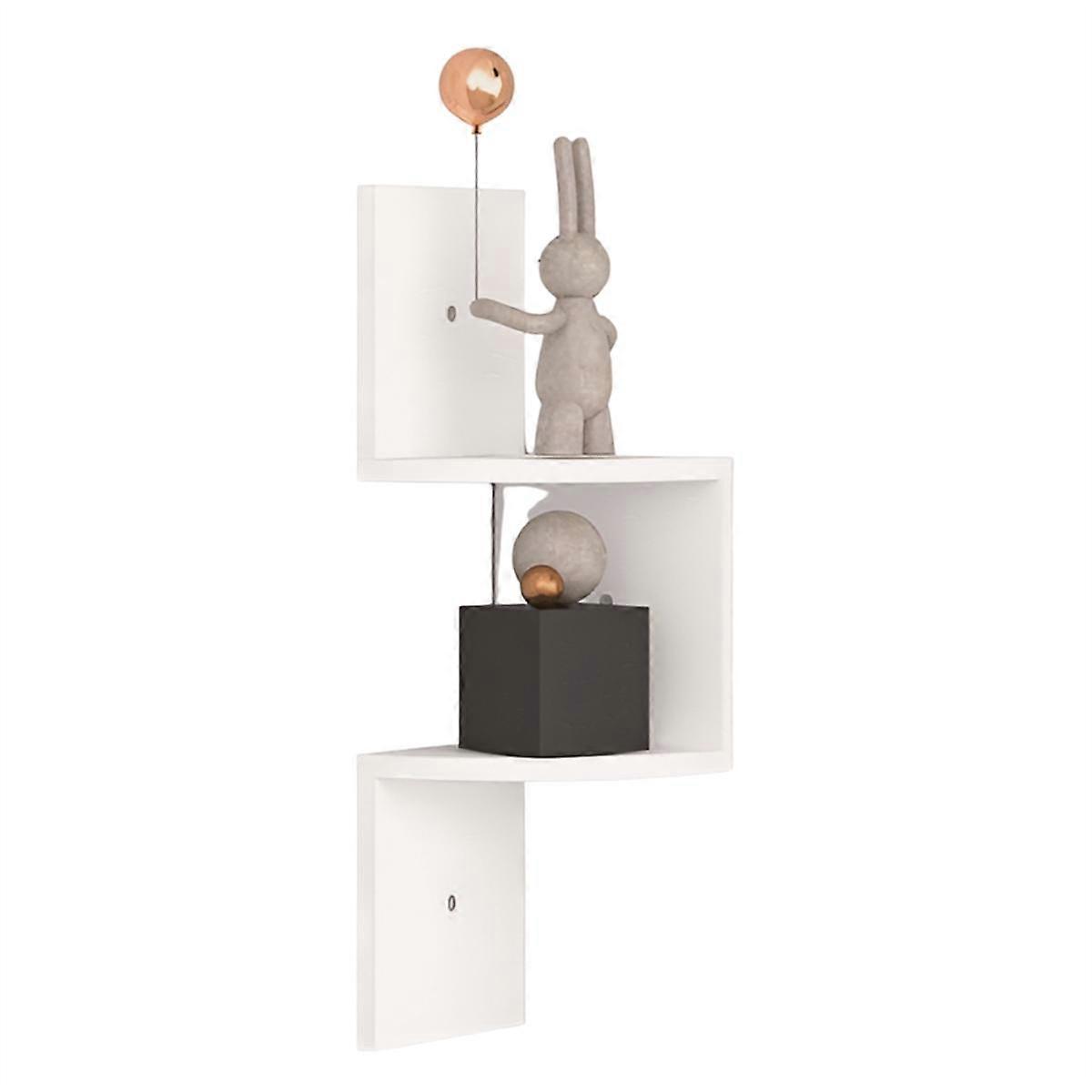 Wall Bookshelf Multi-Layer Wall Mounted Storage Rack Bedroom Living Room Home Decoration Storage an