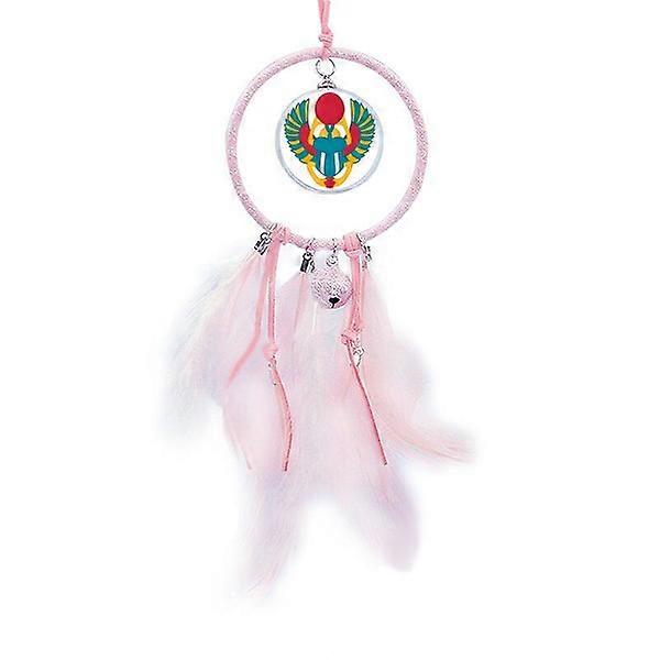 Ancient Egypt  Scarab Pattern Dream Catcher Small Bell Bedroom Decor