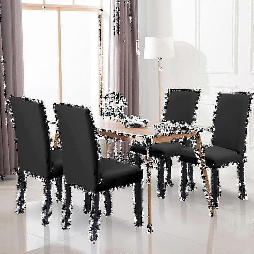 4 حزمة كرسي الطعام Ipcovers تمتد قابلة للإزالة قابل للغسل