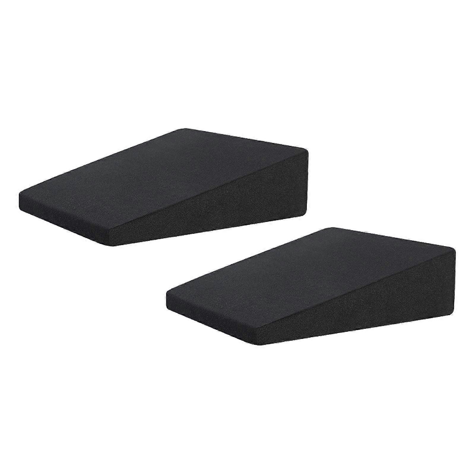 2x Car Rear Seat Wedge Cushion Easy to Clean Universal Backseat Leveling Mat