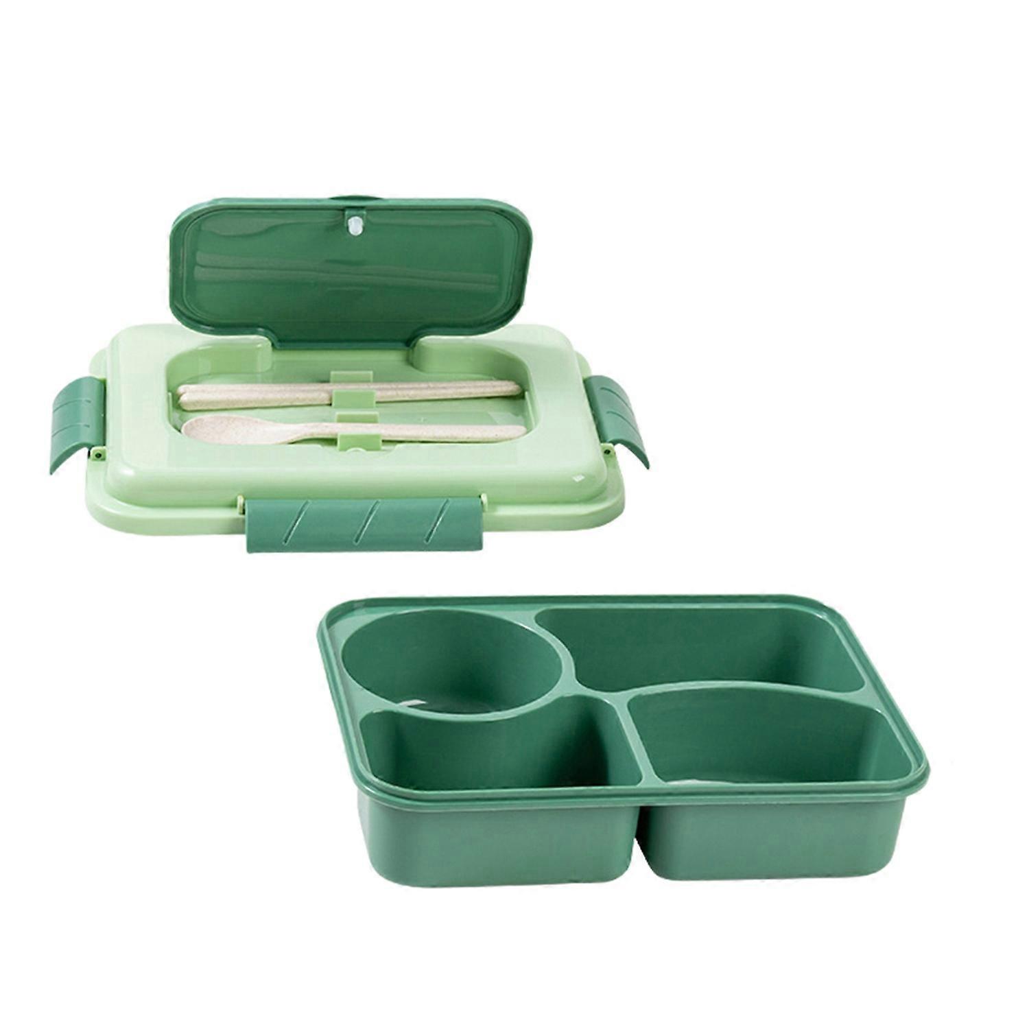Bento Lunch Box with Leakproof Sauce Box Multi-Compartment Snack Box Meal Prep Containers for School