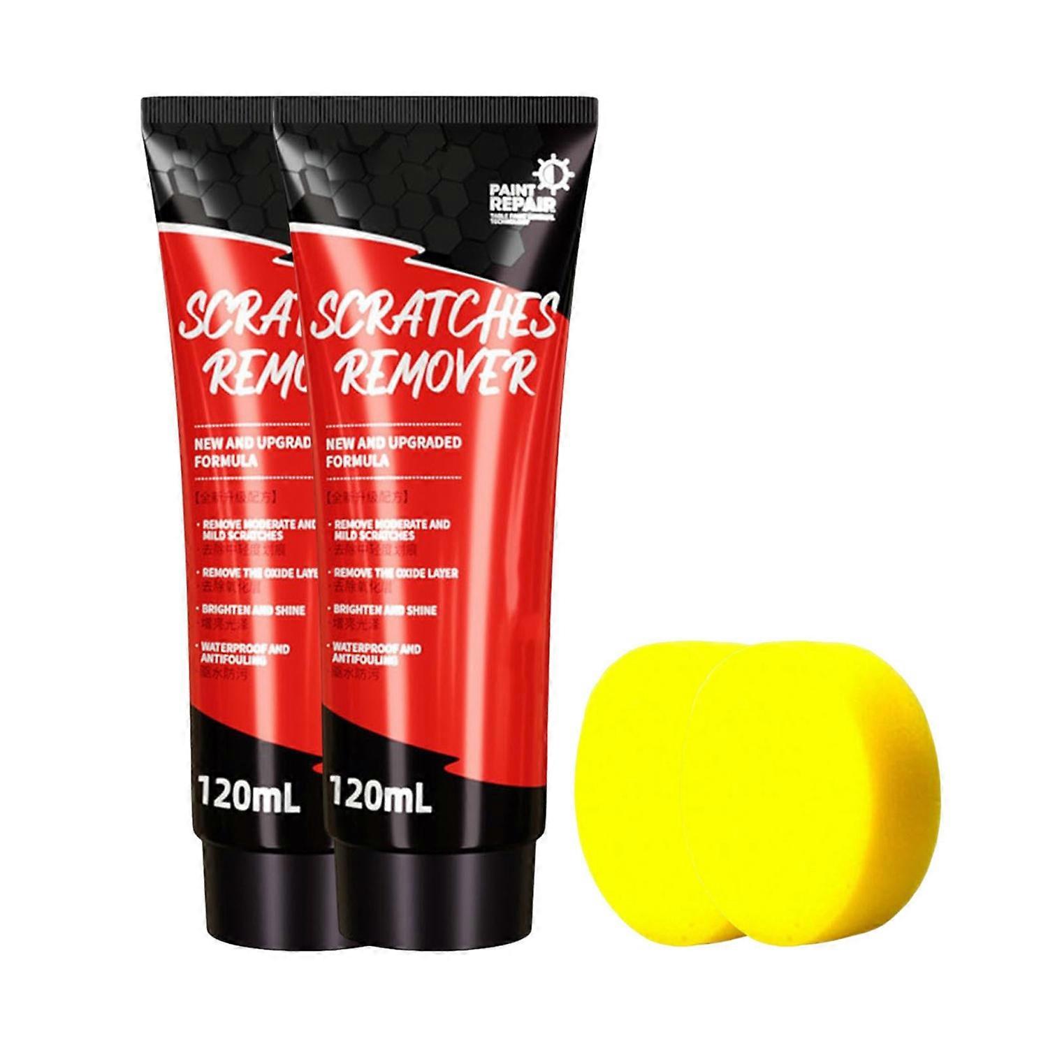 Car Scratch Remover Wax Car Scratch Repair Paste Polishing Wax with Sponge Applicator Easy to Use
