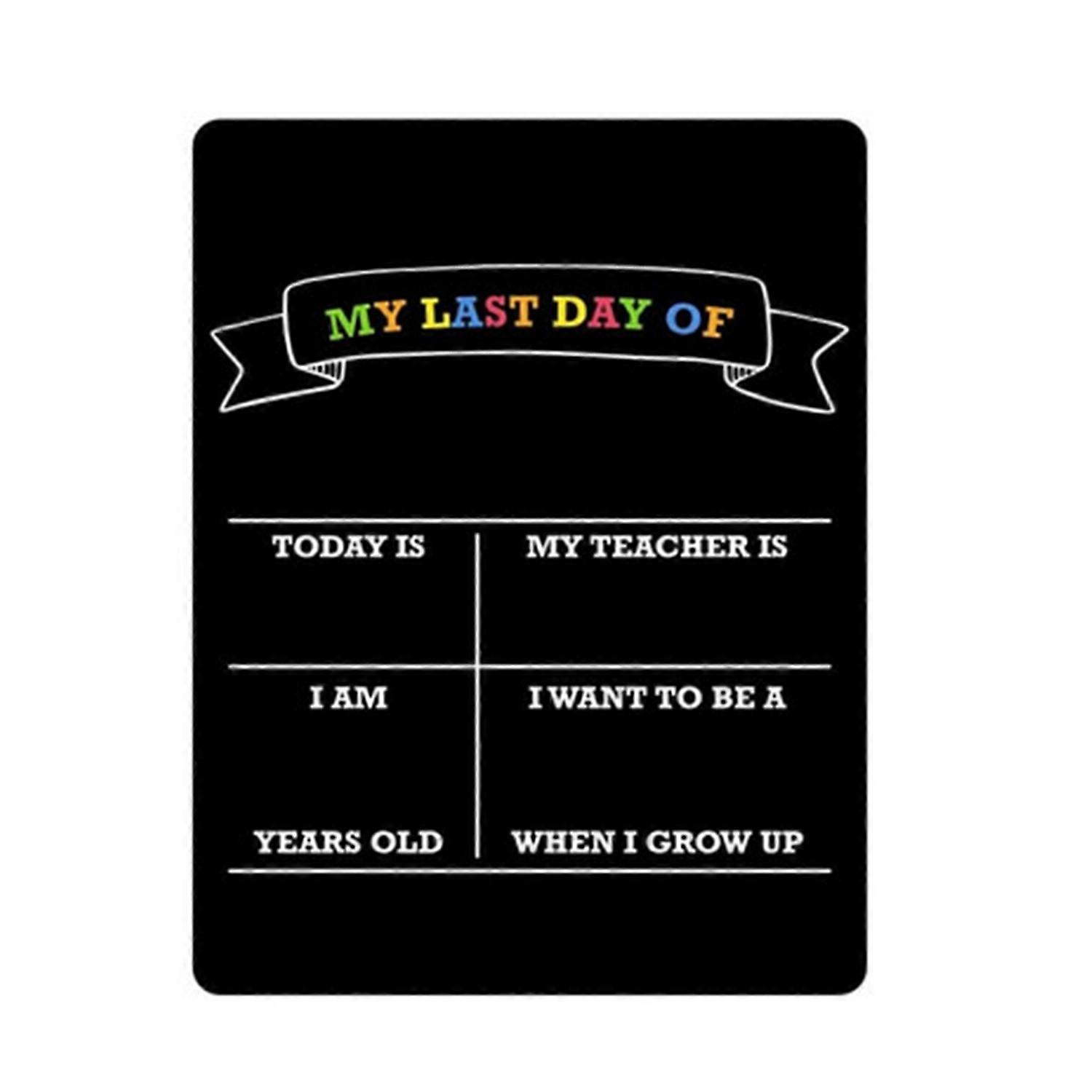 Double Sided Message Board Reusable Kindergarten Preschool Wooden Sign Message Board Back to School