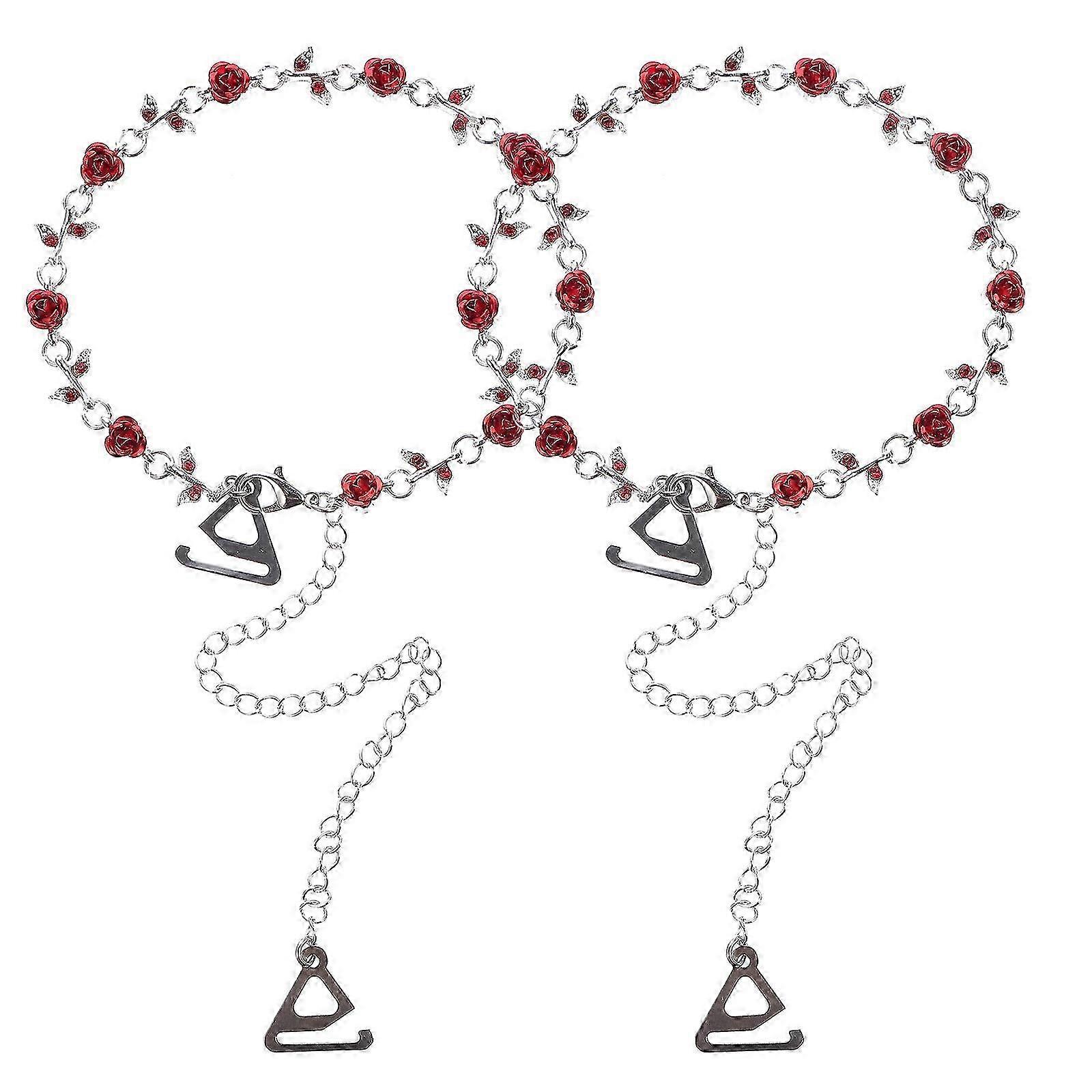 1 par rose undertøy stropper undertøy undertøy stropper sklisikre skulderstropper