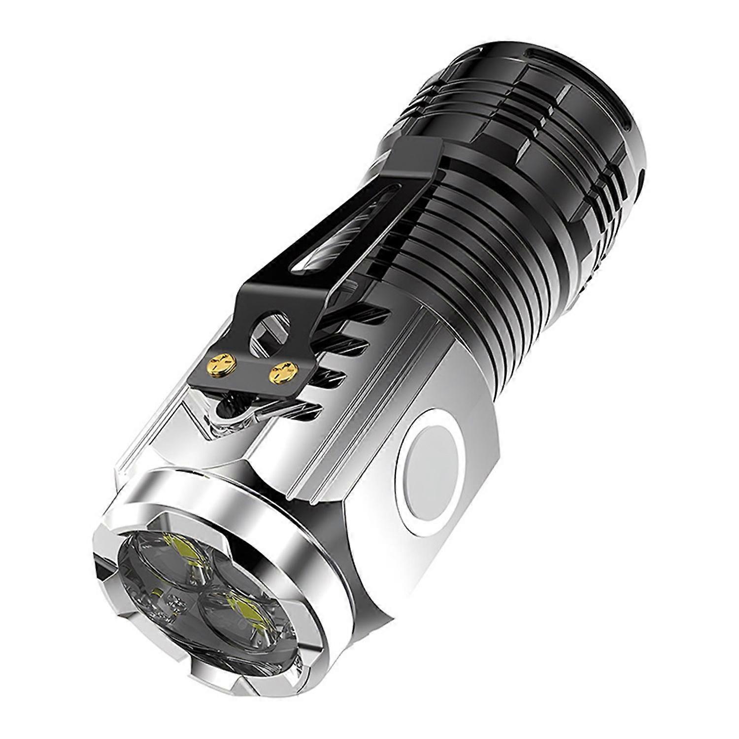 Outdoor Camping LED Flashlight High Lumens Ultra-Bright Multiple Lighting Modes Mini Size