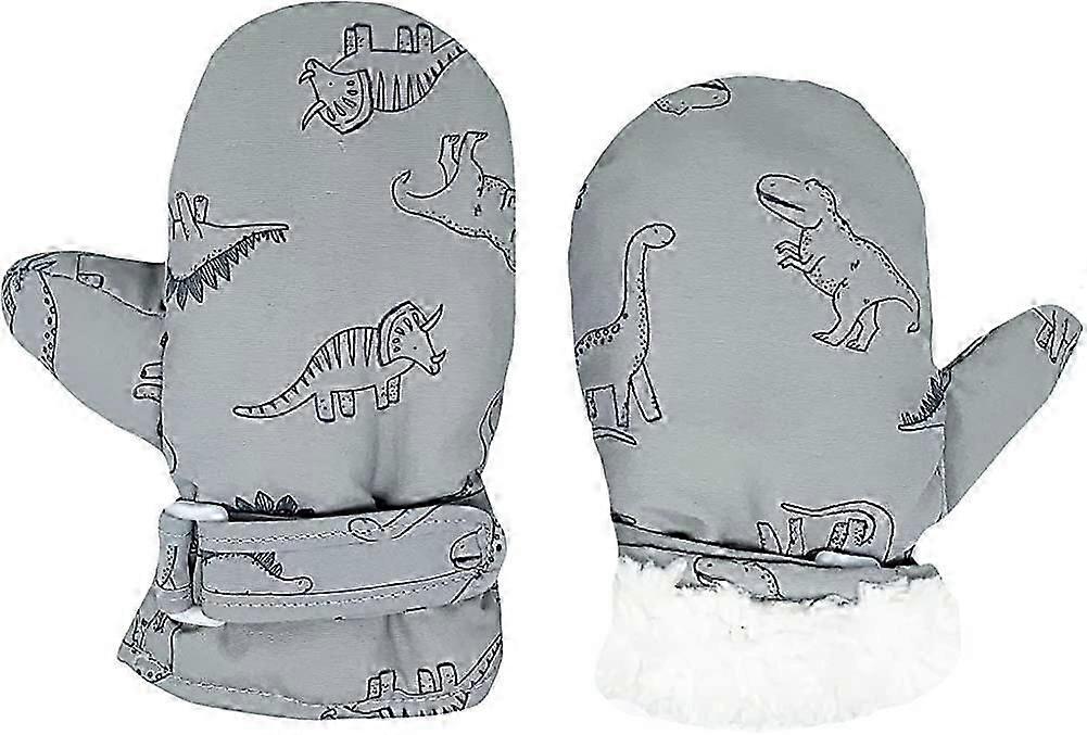 طفل ميتنز أطفال الشتاء قفازات دافئة قفازات تزلج الطفل اصطف الصوف للماء