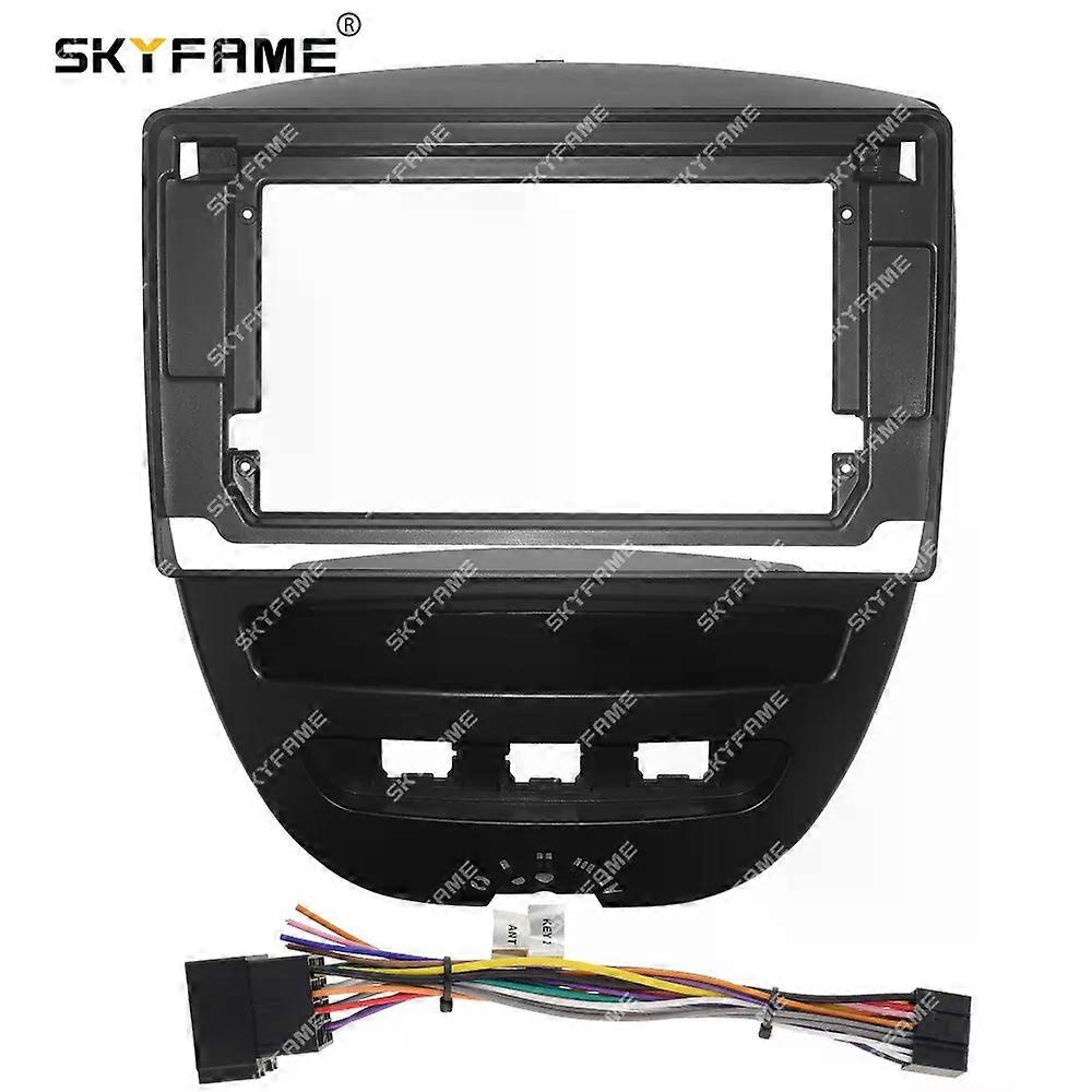 Applies to Car Frame Fascia Adapter Canbus Box Decoder Android Radio Dash Fitting Panel Kit For Toyota Aygo Peugeot 107 Citroen C1