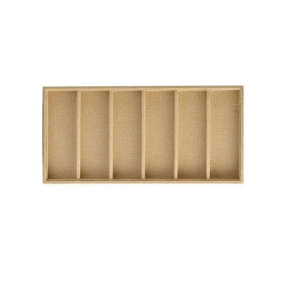 1 Stück 6 Schlitz Gläser Display Box, Brillen-Organizer Sortierbox, Gläser Display Schmuck Organizer