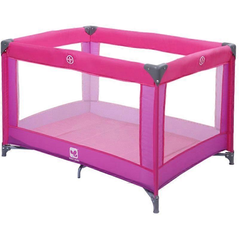Tragbarer Playard Easy Faltbares Babybett Laufstall Activity Center Reisebett ROSA