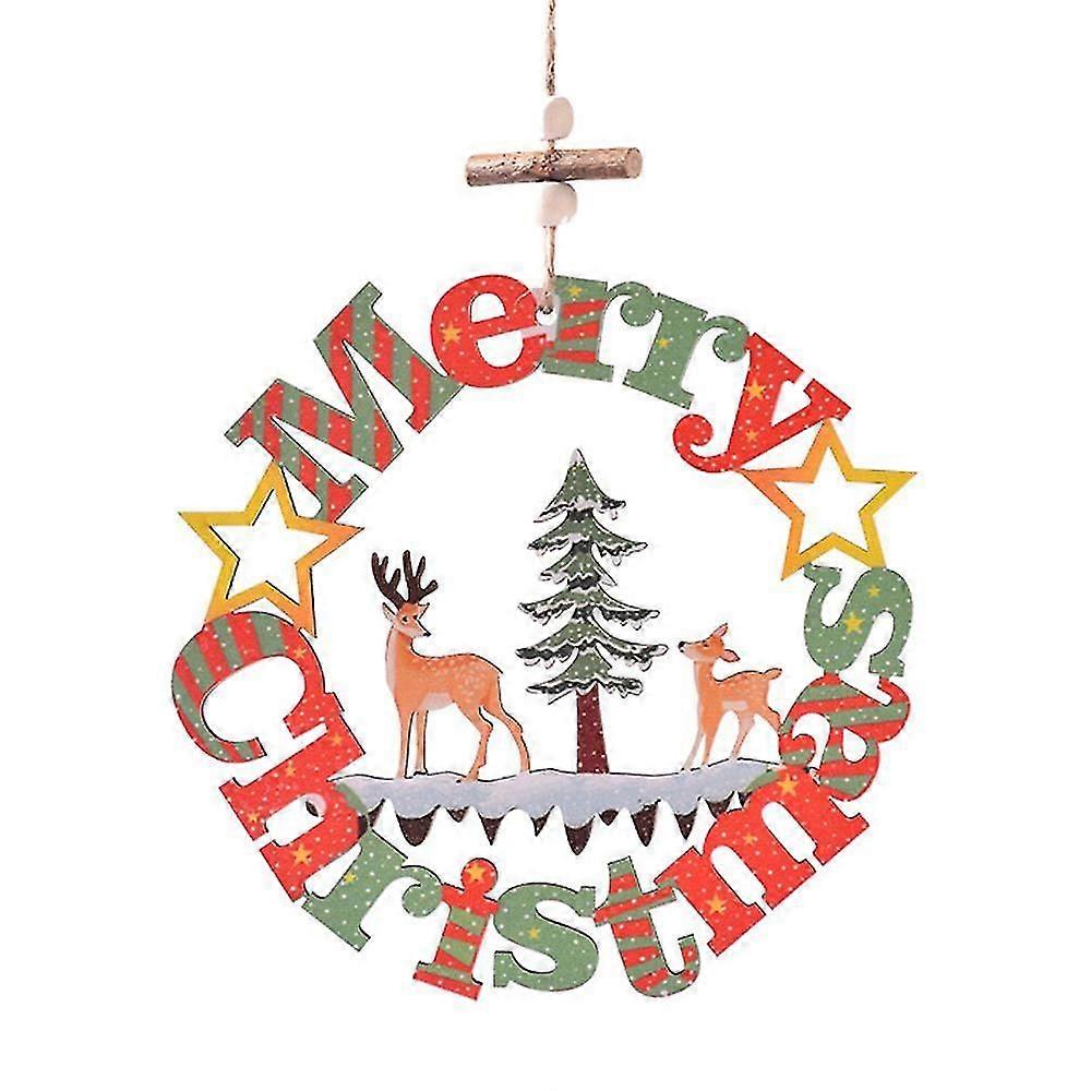 Wooden Christmas Tree Decorations, Decoration Gift