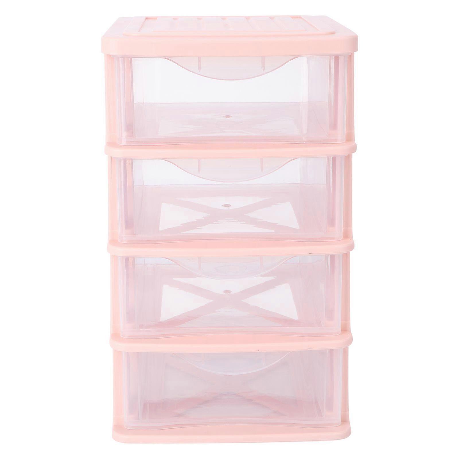 1Pc Desktop Storage Box Drawer Type Sundries Holder Transparent Cosmetic Box