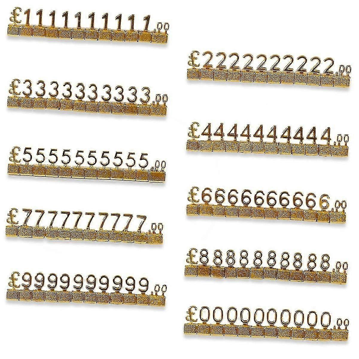 10pcs ψηφιακή τιμή 3d μεταλλικά ράφια ρυθμιζόμενο Gbp τιμή Square Kit συμβατό με Shop Disp