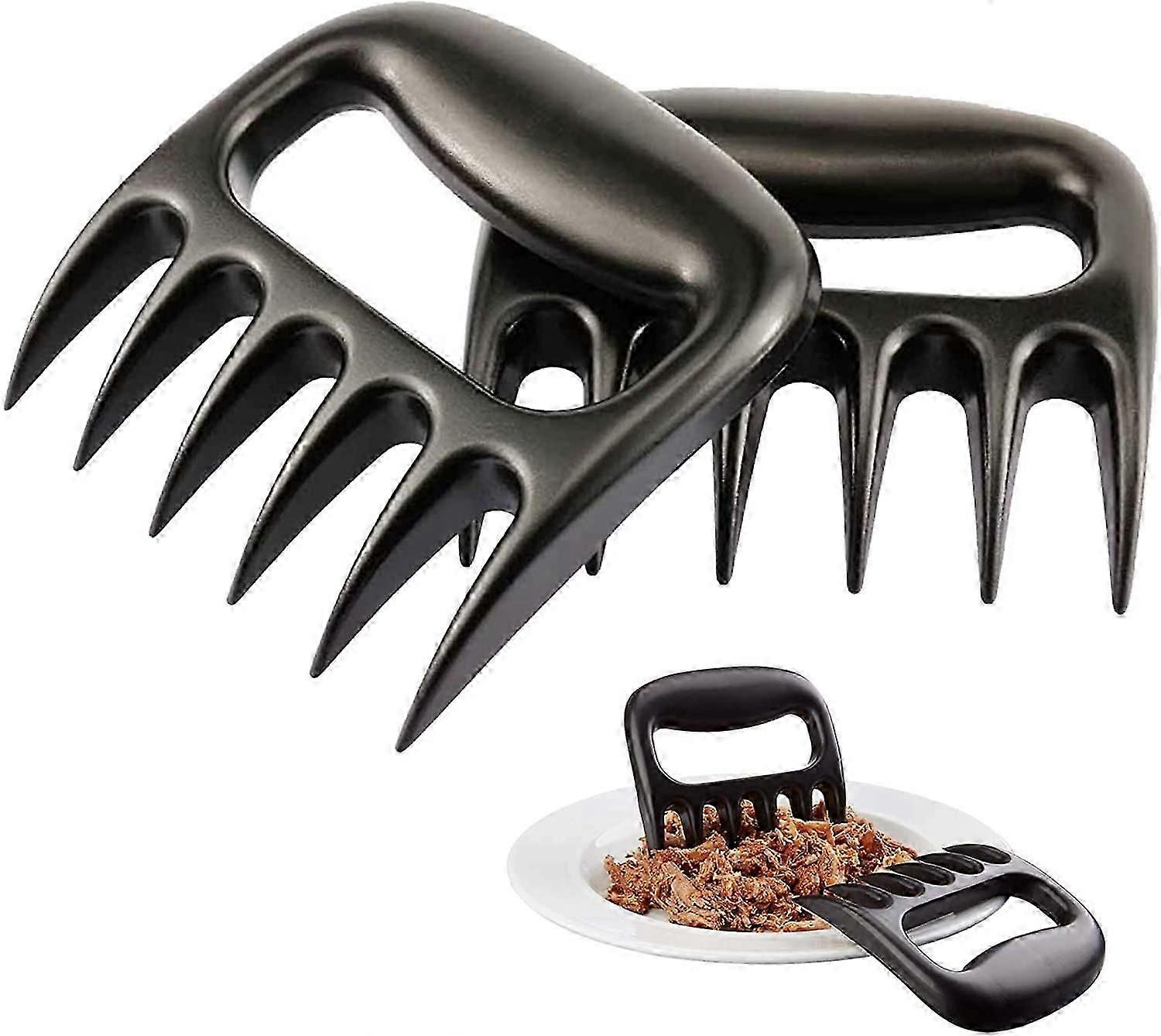 BBQ Meat Claws Bear Claws Forks Claws Made of Heat Resistant Material BBQ Pulled Pork Meat BBQ Pulled Pork for Grilling Pulled Pork Beef (2 Pieces)