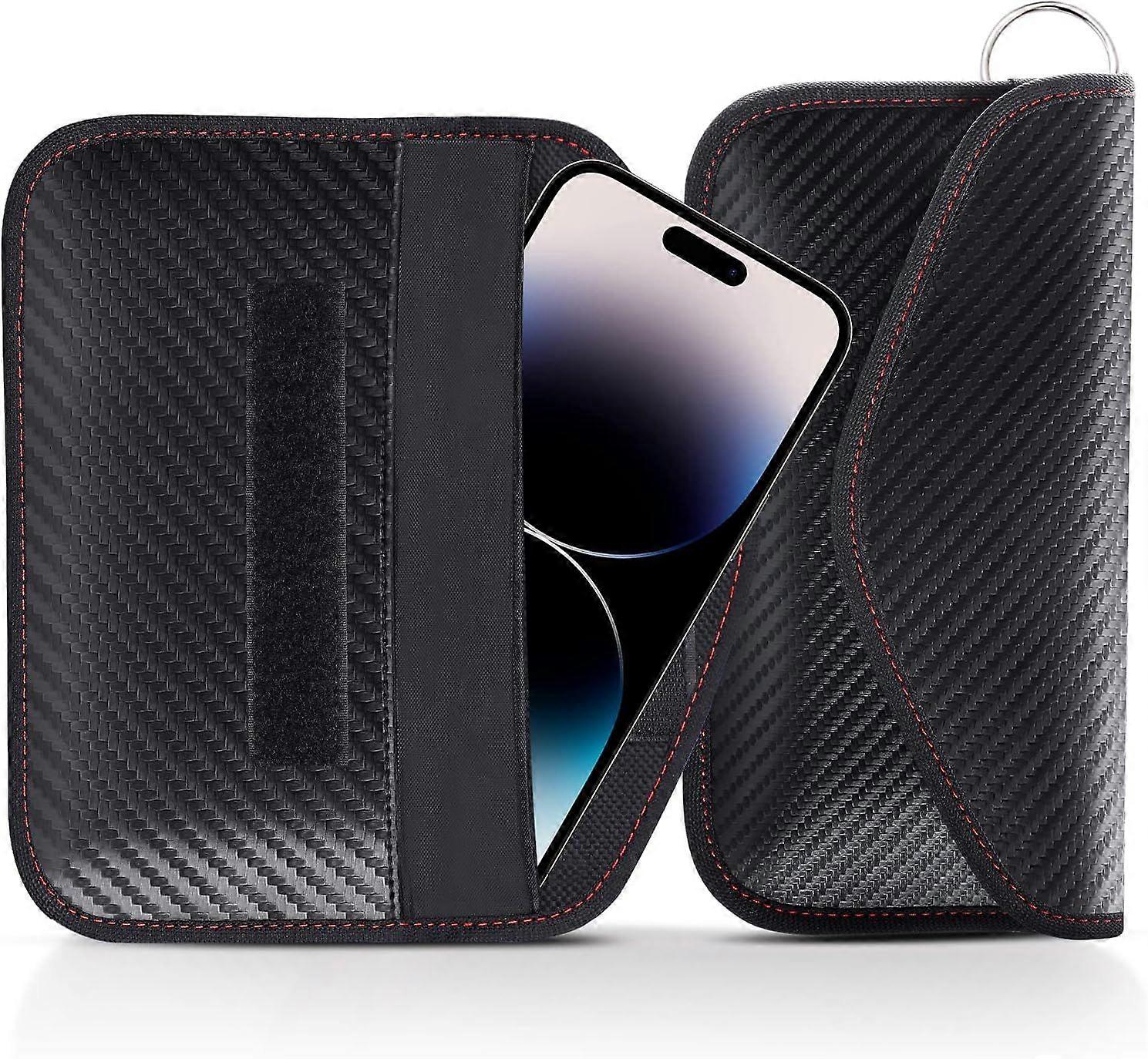 Faraday Pouch for car Keys,Car Key Signal Blocking Pouch | Keyless Entry Car Keys Case | Anti-theft Remote Entry Keyless Protect,Pack of 2