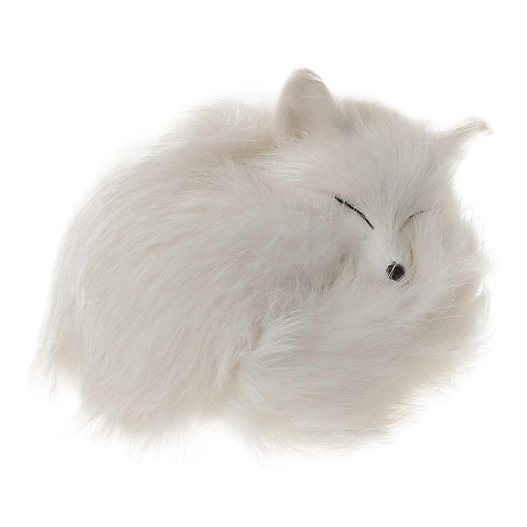 White Simulation Toy Polyethylene & Furs Big Sleeping Doll Toy Gift