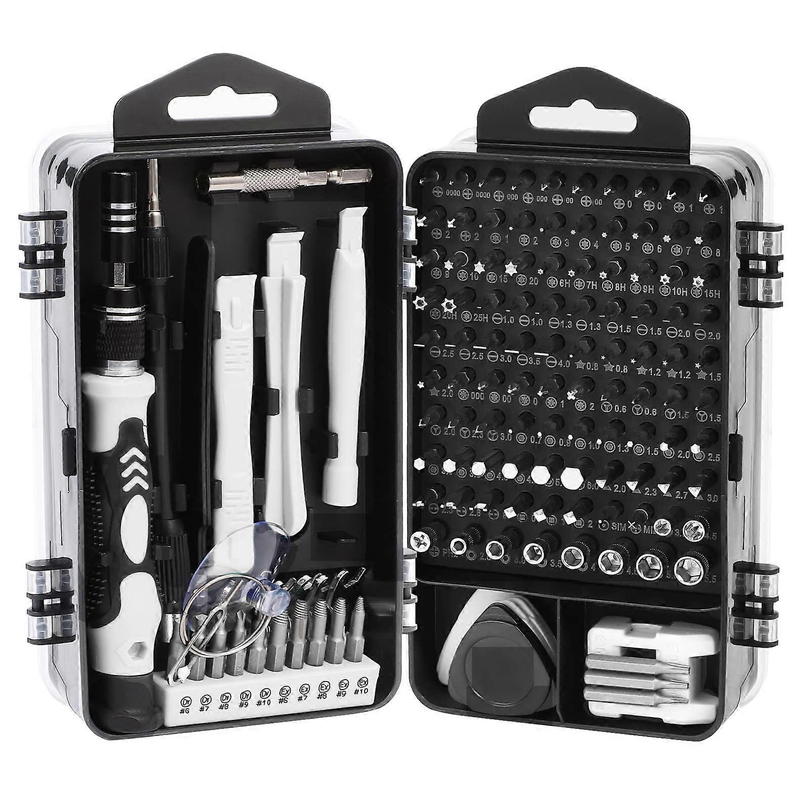 Precision Electronics Magnetic Mini Screwdriver Set For Computer Repair Magnetic Tip Mini Size Black Finish