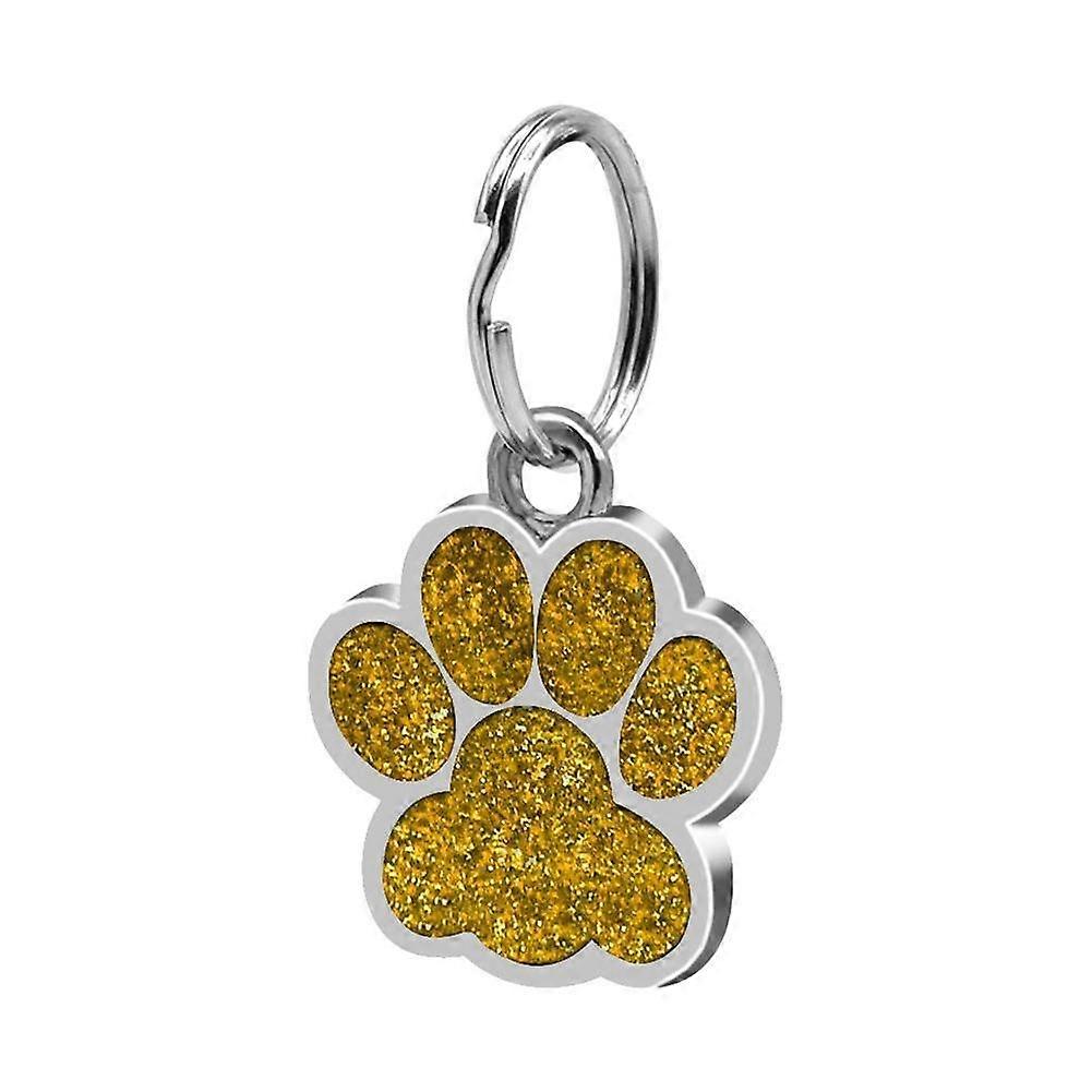 Puppy Town Jewelry Gift Mini Paw Pattern Puppy Dog Cat Collar ID Tag Pendant