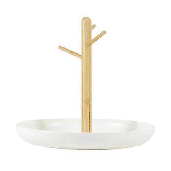 Key Jewelry Tray with 3-Tier Wooden Branches Space-saving Lightweight Multi-Functional Entryway Storage Tray Home Supplies
