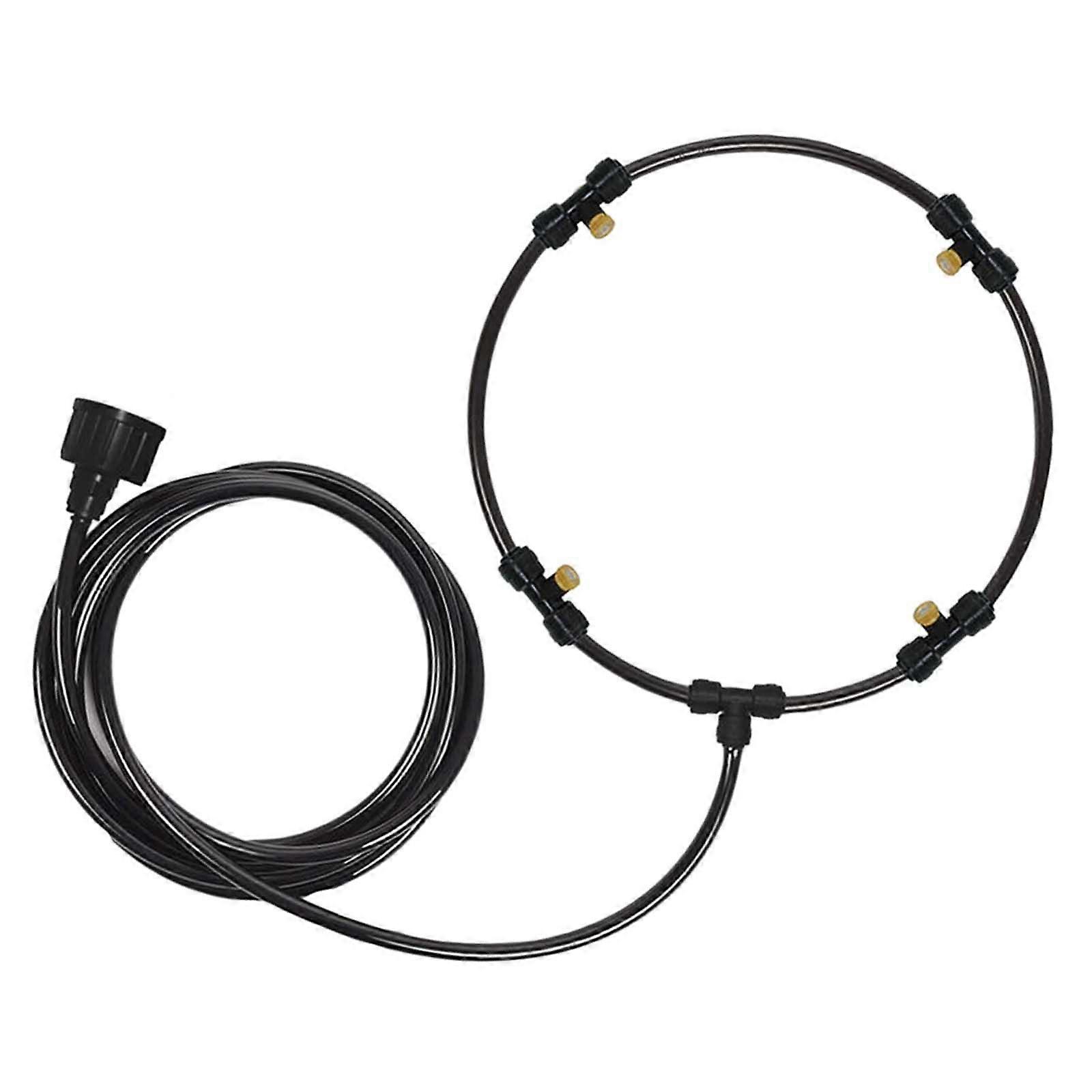 Fan Misting Cooling System, Mist Nozzle Ring for Cooling, Misitng Kit with