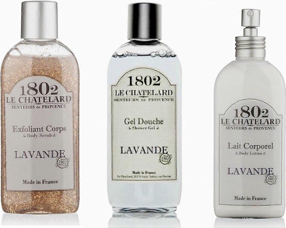 Set Le Chatelard 1802: Body Scrub, Shower Gel and Body Lotion